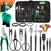 Bonsai Tools Kit 24 PCS Bonsai Tree Kit Tools For Beginners Bonsai Tool Set