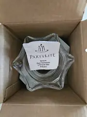 PartyLite - Clear Sundae Pillar Holder - New In Box - P7626 - Make an Offer