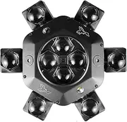Disco Lights 6 LED Moving Head Projector Stage Effect Lighting with Laser for DJ Disco Wedding Party Concert DMX Sound Beam Light for DJ Club Brithday KTV Festival Home (