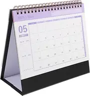 Angoily Academic Calendar Standing Desk Calendar Month Planner for Events Chic Desk Decor Aesthetic Tabletop Calendar