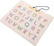 Portable Magnetic Writing Board Double-Sided Learning Board Alphabet Writing Surface Educational Tool