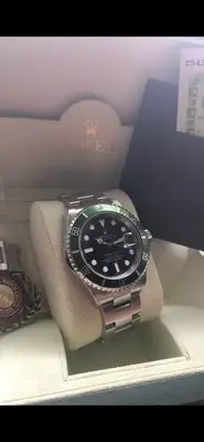 在飛比找Yahoo!奇摩拍賣優惠-Rolex 16610LV 綠水鬼 (謝謝）