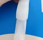 Sew on hook and loop FASTENER TAPE 1 inch (25.4mm) wide white by the yard.
