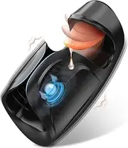 Male Vibrator Sex Toys for Men, Penis Vibrator Male with 360°Wrapped, 10 Tongue-Licking & Tapping & Vibrating Sex Toy Male Stroker Trainer, Mens Sex Machine Masturbators Adult Sex Toys & Game
