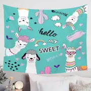 Hello My Sweet Llama Tapestry