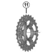 SHIMANO Repair Parts Gear Unit (25-28-32T) for 11-32T CS-R7000 Y1WW98040
