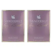 2PK Gloria Vanderbilt Vanderbilt Women Eau De Toilette Spray Fragrance 100ml EDT