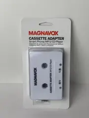 Magnavox Cassette Adapter - Smart Phone/MP3/CD Player to 3.5mm Adapter New