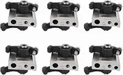 XTevu Rocker Arm Support Set, Valve Rocker Assembly Kit Compatible With Dodge Cummins 5.9L 12V, Engine Rocker Shaft 3934920, 6PCS Intake Exhaust Component Set