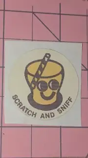Vintage CTP Scratch ‘N Sniff Sticker Lemon Lemonade
