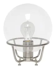 Lalia Home Old World Globe Glass Table Lamp
