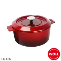 在飛比找momo購物網優惠-【Woll】德國歐爾-IRON 24cm鑄鐵鍋(紅)