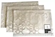 Waterford Set of 3 Placemats Sorrelle 13x19" Christmas Thanksgiving Luxury New