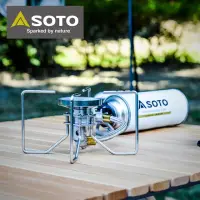 在飛比找momo購物網優惠-【SOTO】穩壓防風休閒爐 ST-330(露營野營登山瓦斯爐