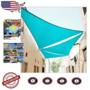 Durable UV-Block Sun Shade Sail 18' Triangle - Waterproof and Breathable