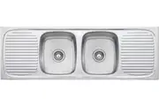 Oliveri Ultraform Double Bowl Inset Sink With Double Drainer UF13D