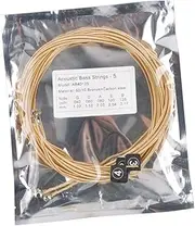SWOOMEY 1 Set Professional Acoustic Bass Strings String Replacement for Musicians Durable Easy to Install Enhance Volume Resonance for Bass Guitar Performance