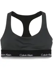 [Calvin Klein] logo-waistband sports bra