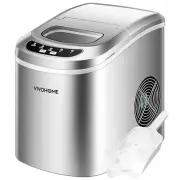 Electric Portable Compact Countertop Automatic Ice Cube Maker Machine with Hand