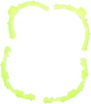 Angoily 4pcs Airplane Parts and Accessories Airplane Protection Part Propeller Guards Protection Airplane Propeller Guard Light Green