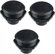 SOLUSTRE 3pcs Caravan Air Conditioning Vent Car Air Conditioner Aire Acondicionado Cup Holder Ashtray Bus Air Conditioning Vent Rv Air Conditioner Caravan Air Conditioning Outlet Black