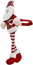 ABOOFAN Christmas Curtain Tieback Clips Santa Claus Knitted Doll Holdbacks for Window Curtains Soft and for Home Rv and Holiday Decor