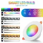 LED Downlight Dimmable Smart RGB CCT Bluetooth For Google Home Alexa AU