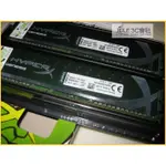 JULE 3C會社-金士頓 DDR3 1600 4G X2 共 8GB 8G HYPER X/低電壓/終保/雙通 記憶體