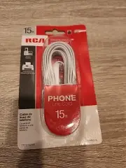 RCA - 15 Ft. Phone Line Cord