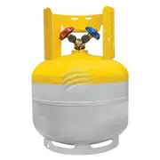 Jayair Recovery Recycle Cylinder 11Kg R134A Dual Tap 1/2" ACMe - TO411T