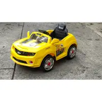 在飛比找蝦皮購物優惠-兒童 電動車 玩具車 大黃蜂 二手 清倉價 $1000
