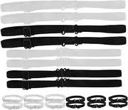 [WRITWAA] 20pcs Bow Tie Extension Straps for Wedding Accessory Adjustable Neckwear Strap Elastic Buckle for Fitting Bowknot
