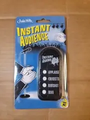 INSTANT AUDIENCE Electronic Noisemaker - Applause Crickets Boo Rimshot