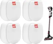 4Pack Replacement Filter for Shark IZ300UKT IZ201UK IZ251UK IZ201UKT IZ201UKTSB IZ202SM IZ201ME IZ201EUT Vacuum Cleaner Anti Hair Wrap Cordless Stick 4 Foam & Felt Filter