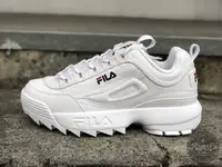 在飛比找Yahoo!奇摩拍賣優惠-柚子的拍賣 FILA DISRUPTOR 2 鋸齒鞋 白紅藍