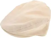 [Yardenfun] Cute Boys and Girls Beret Hats Boys Girls Cotton Cap Stylish Beret for Toddlers Sun Beige