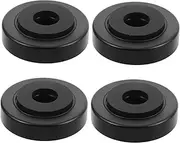 MUELODSIC Rubber Monitor Isolation Pads 4pcs Anti-skid Speaker Feet Alloy Isolation Feet for Audio Equipment Vibration Reduction Pads