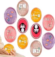 10 Pieces Reusable Gel Hand Warmers - Instant Hand Warmers - Reusable Gel Click Heat Pads - Instant Heat Pack - Snap Click Hand Warmers | for Pockets When Camping, Hiking Or Skiing