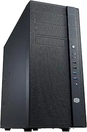 Cooler Master N400 - Mid Tower Computer Case with Fully Meshed Front Panel (NSE-400-KKN2)