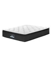 [Giselle Bedding] Euro Top Pocket Spring Firm Foam Queen Mattress Bed in White
