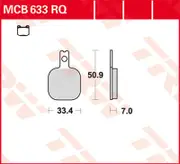 TRW Lucas Racing rubber MCB633RQ