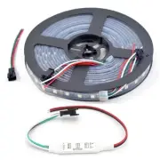 WS2811 LED Strip 16.4ft 5M 300LEDs WS2811 5050 RGB SMD Digital Dream Color Ad...