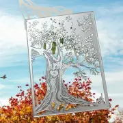 Love birds leafy tree metal cutting dies cut machine cutter die