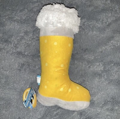 New Bark Box " Das Bark Boot " Dog Toy Classic Beer Filled Boots Beerfest Film