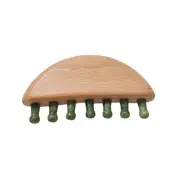 MissLady - Head Scalp Massager-Comb - 98 x 50.6 mm - Grass Green