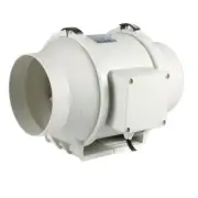 Hydroponics 2 Speed Inline Exhaust Silent Fan 5"/ 125mm Ducting Ventilation Fan