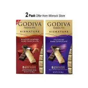 Godiva Roasted Almond & Cacao Dark Chocolate (2 Pack)