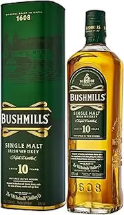 Bushmills 10 Year Old Irish Whiskey 700mL Bottle