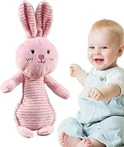 Plush Rattle - 18x15cm Plush Baby Soft Rattle Toys | 100g Stuffed Animal Rattle Toys | Soft Sensory Grab Shaker, Cute Rabbit Bear Duck Shape Hand Grip Toy, Rattles for Babies