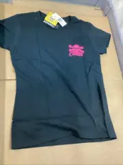 Calcutta 4794-0058 Ladies T-Shirt Black with Pink Logo - Medium ( NWT )